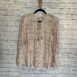 Dolan Anthropologie Lilac Breezy Top
